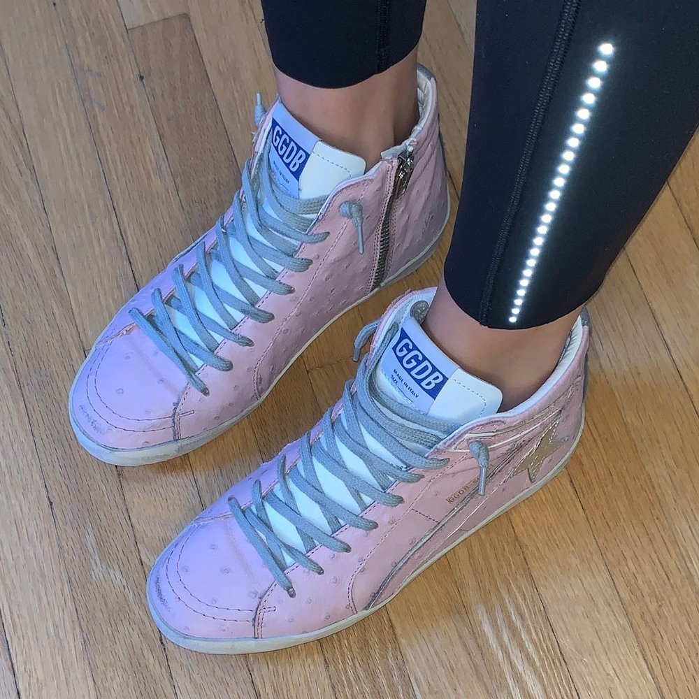 Golden Goose pink high top sneakers - Picture 3 of 16